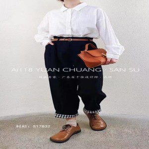 ルーズフィットデザインミニマイザスタイリッシュカジュアルカジュアルカラーストライプチェックオーバーサイズカスタム8832ルーズシャツ