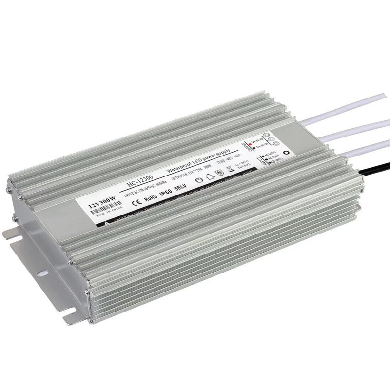 LEDパワーアルミパワー定電圧防水12 V 300 W電源