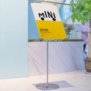 TMJPP-557安い屋外ポスターロールアップバナーフレーム広告ディスプレイスタンド