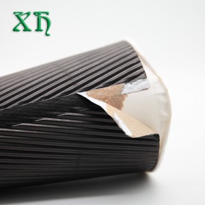 ホットコーヒー卸売コーヒーカップ用の生分解性12オンスリップルウォールペーパーカップ