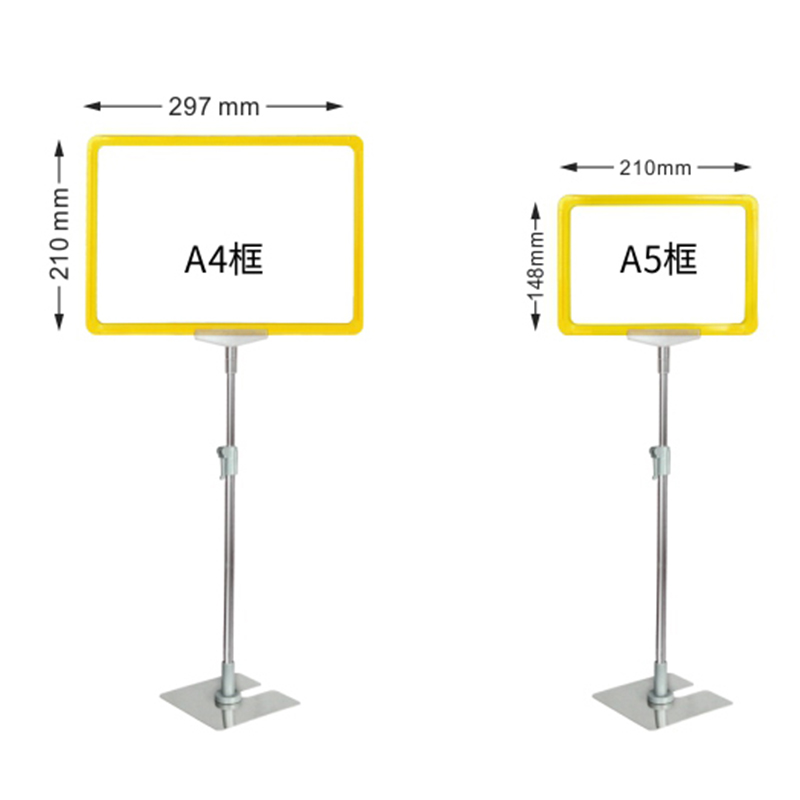 TMJ POP044家具店および書店用卓上木製ディスプレイスタンドクリアPOPアクリルサインホルダー8.5x11インチ広告フレーム