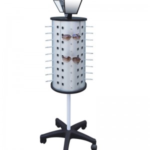 TMJ PP - 572金属床回転サングラス表示スタンドフロアディスプレイショーケース