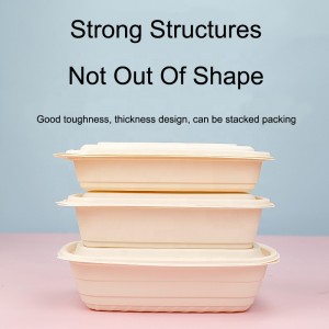 生分解性コーンスターチ速い食物包装箱箱