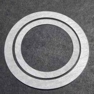 難燃性および耐引裂性絶縁紙ホワイトDMDアラミド紙高温円形絶縁紙カスタム処理0.15mm