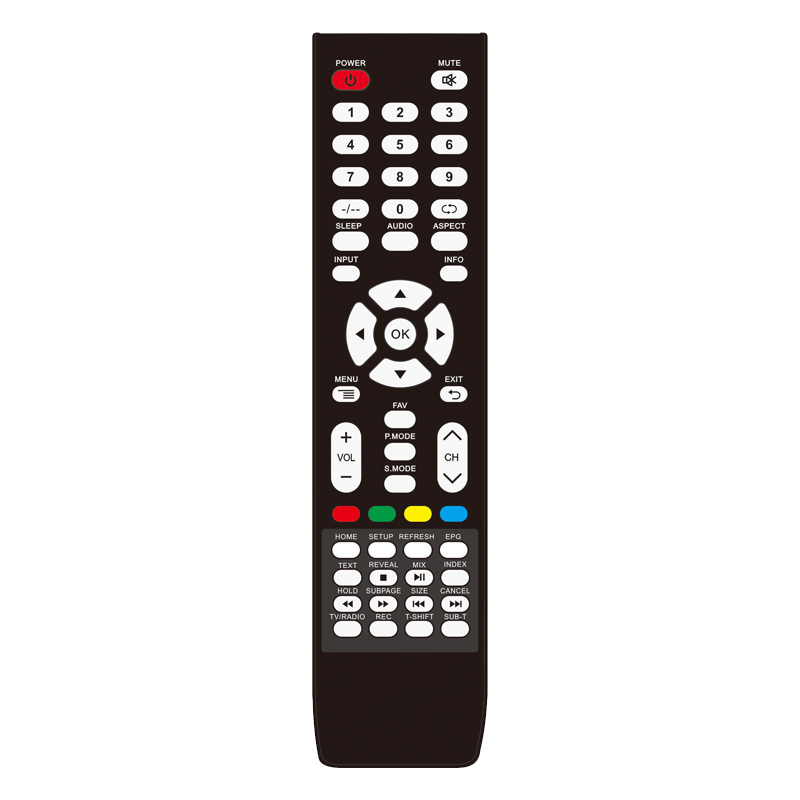 ファクトリーOEMユニバーサル高品質安価なテレビ\/セットトップボックス用ワイヤレスIRリモコン