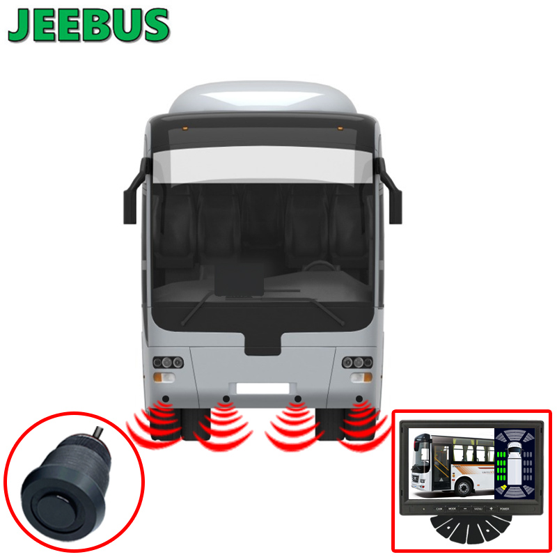 車のコーチバスパーキングレーダーセンサーモニタシステムHD