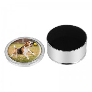 犬の灰のための金属製の壷