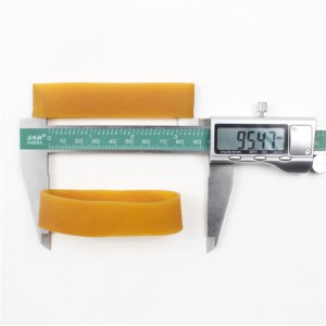 大規模な高弾性耐摩耗ラバーベルトと安全な、環境に優しいカニを結ぶためのゴムリングを広げる