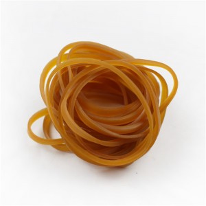 メーカーカスタム拡幅輪ゴム黄色透明高弾性靭性産業農業用輪ゴム