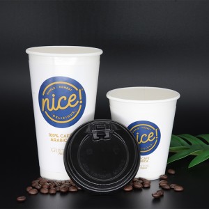 12 \\/ 16ozダブルスリーブは環境にやさしいカップ紙のホットカップとコールドカップを断熱します