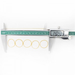 工場でカスタマイズされた無地の黄色の高弾性オフィス文化的および教育的な実用的な輪ゴム