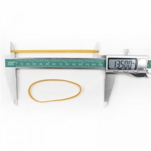 工場でカスタマイズされた黄色の透明な高温耐性とアンチエイジングの工業用ゴムバンド