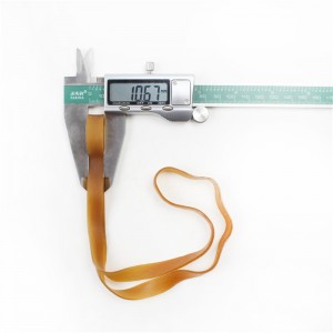 メーカーカスタム天然ゴム原色高弾性・靭性工業用輪ゴム