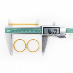 メーカー卸売天然ゴム黄色透明高弾性・靭性カニ、アカザエビ結合農業用輪ゴム