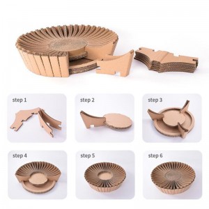 ひまわり紙の猫の傷のネスト