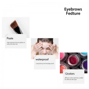 プライベートラベルスーパー防水アイブロウクリーム