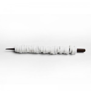 工場カスタマイズされた卸売白の高弾性アンチエイジングデータケーブルストラップリング