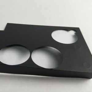 203 * 109 * 0.25mmブラックPC絶縁シート、耐熱性、絶縁シートの曲げが簡単