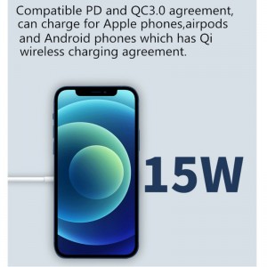 Apple iPhone 12 11 Pro最大販売製品Amazon Hot Styleのための磁気Magsafeワイヤレス電話充電器