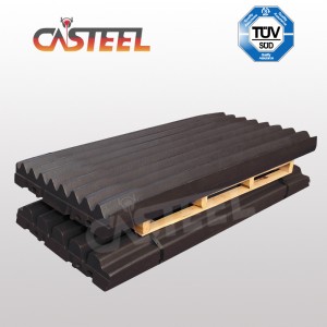 C145 .C150ジョークラッシャーのための高いマガネの採石場のジョープレート