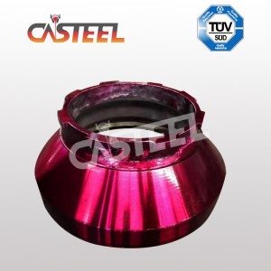 中国凹形の粉砕機のライナーのOEM、ボウルライナーマントルと凹面