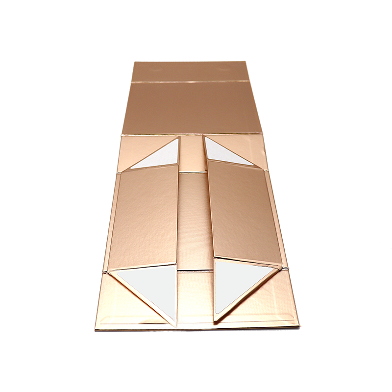 エコリサイクル可能なカテゴルカラフルな印刷ローズゴールデンラグジュアリーピンクの大きな折りたたみ磁気パッキングボックス