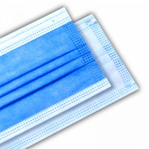 注文のロゴの中年のグレード3個の使い捨て不可の非編まれた単一の使用面マスク