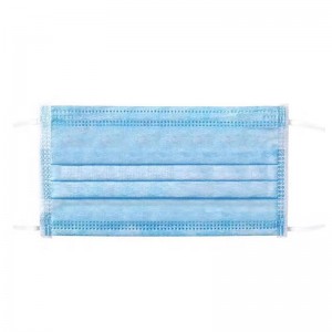 注文のロゴの中年のグレード3個の使い捨て不可の非編まれた単一の使用面マスク