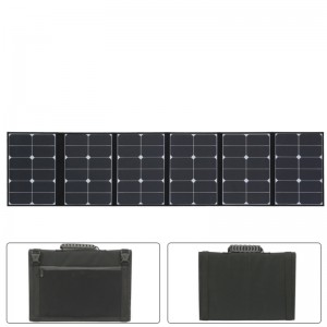 キャンプとヨットの屋根のためのカモフラージュ色120ワットの折りたたみソーラーバッグソーラーブランケット