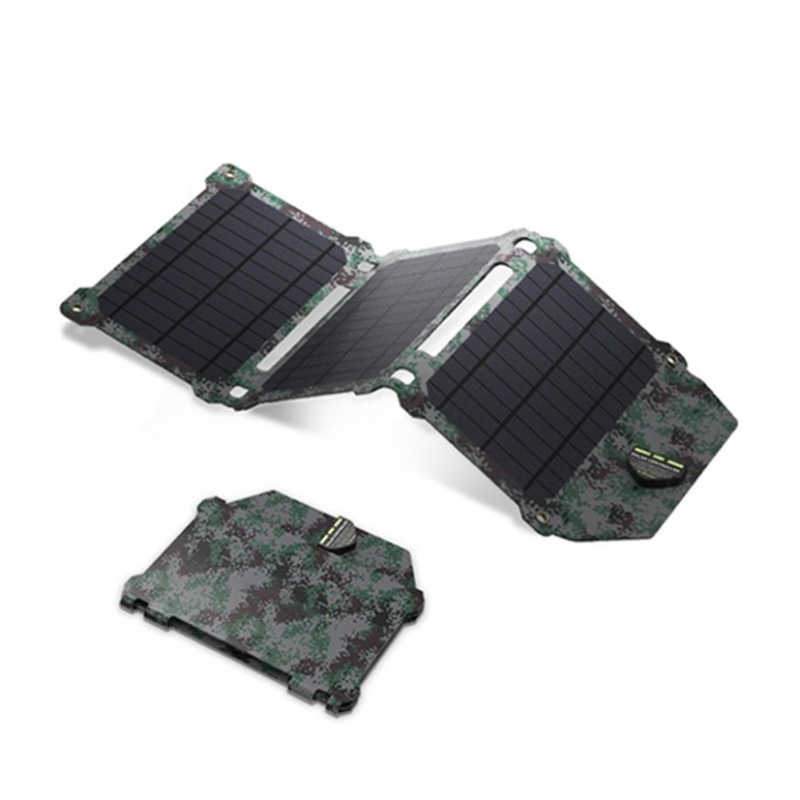 Amazon Portableの折り畳み式5V 21Wモバイルソーラーパネルバッグ折りたたみソーラー電話充電器ソーラー