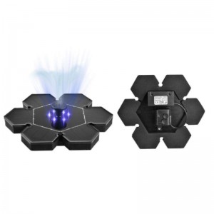 LEDライト/ソーラーパネルが付いている太陽光発電の屋外の風景の水の噴水ポンプキット