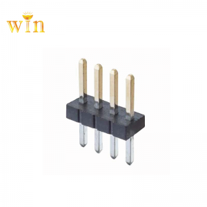 2.54mmピッチ180°ディップシングルロー2p~40pピンヘッダー