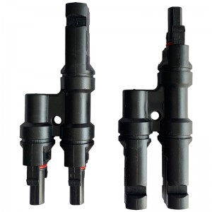 太陽電池パネル接続のための2から2\\/1ソーラーコネクタの複数のT分岐太陽光発電コネクタ