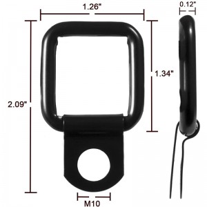 ハードトップのクイックリアルファスナーの親指ネジとナッツのネクタイD-RINGSアンカーのためのリンゴの交換のための取り替えは1995-2017 JK YJ TJ JKUスポーツサハラ自由Rubicon x&無制限