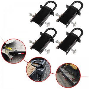 ユーティリティのトレイラーとヒッチピンが付いているフラットベッドのための頑丈な取り外し可能なDリングステークポケットネクタイ