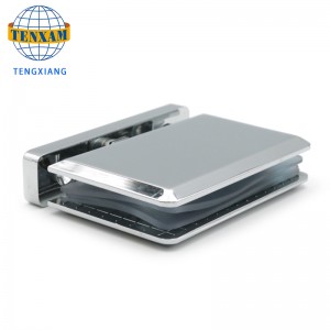 中国サプライヤー安いセール広東省JINLIハードウェアポリッシュ真鍮のガラスヒンジ90度ヒンジ