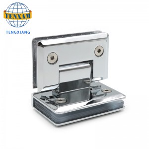 90度ショーガラスドアヒンジステンレススチールバスルームクランプ