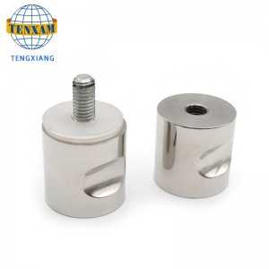 小さなハンドルのシャワーのガラスのドアは家具のハンドルノブを処理します