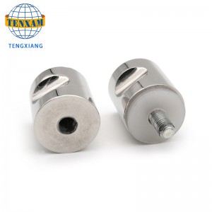 小さなハンドルのシャワーのガラスのドアは家具のハンドルノブを処理します