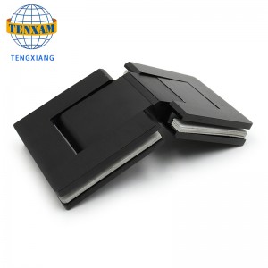 熱い販売135度304 SSマットブラックシャワーガラスドアヒンジ