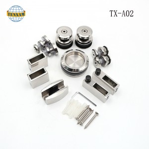 上吊り下げスライドドアローラーホイール、ガラススライディングシャワードアローラーシステム