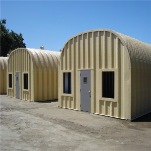 軍のキャンプの兵舎