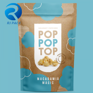 カスタムカラー印刷アルミホイル裏打ちされた積層材料食品包装包装袋