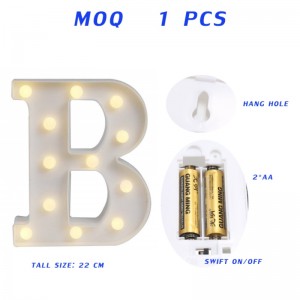 LEDマーキーレターテーブルライトサイン