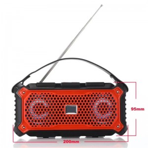 LED照明付きFB-BS857ポータブルブルートゥーススピーカー