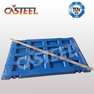 テレックスJW42ジョー採石場の歯の中歯、jawface固定、ジョープレートスイング