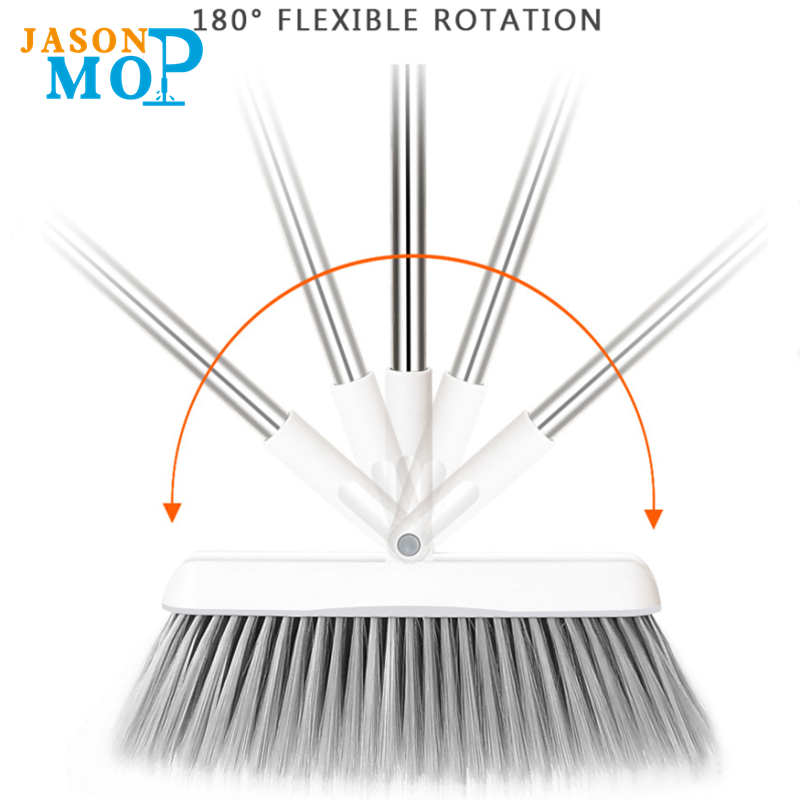 環境に優しいハウスクリーニングツールロングハンドルのほうきと塵パンセット