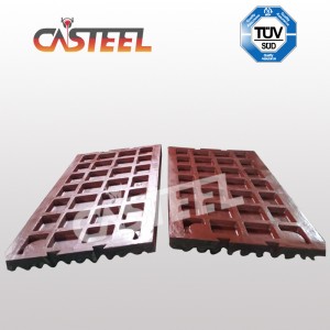 YIFAN PE750x 1060ジョークラッシャーの部品、ジョープレート、サイドプレート、くさび