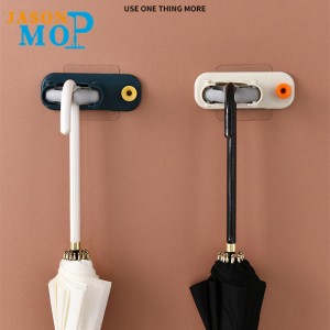 JASONの新しいデザインの多機能ホームキッチン壁掛けモップとほうきホルダーステッカー付き