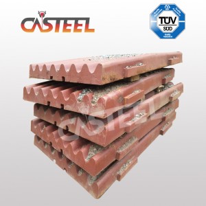 上海Longyang Jaw Crusher部品PE800 * 1060 Jawプレート、サイドプレート